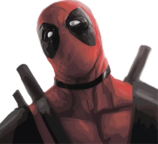 🙈 Стикер «deadpoolftlady» для Telegram