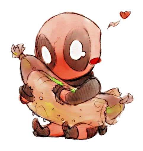 😻 Стикер «deadpoolftlady» для Telegram