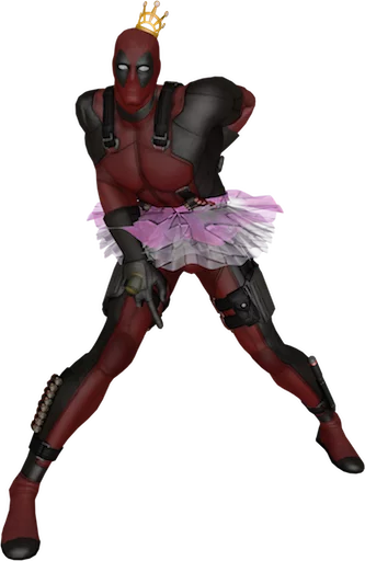 😇 Стикер «deadpoolftlady» для Telegram