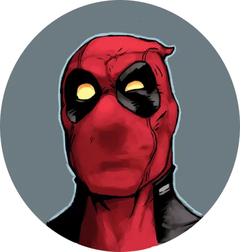 🙀 Стикер «deadpoolftlady» для Telegram