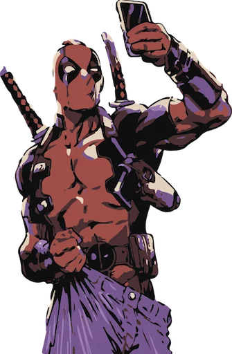😏 Стикер «deadpoolftlady» для Telegram