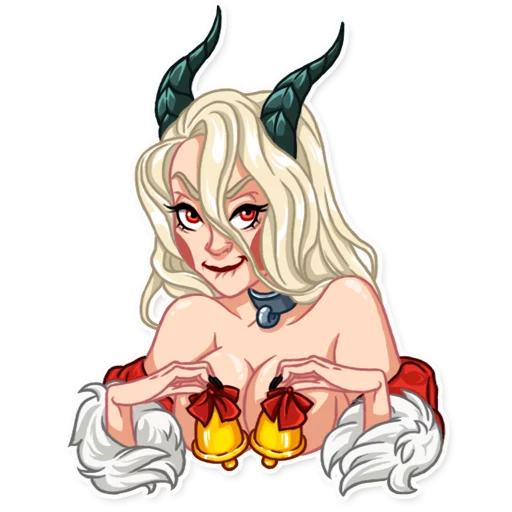 🔔 Стикер «Lady Krampus» для Telegram