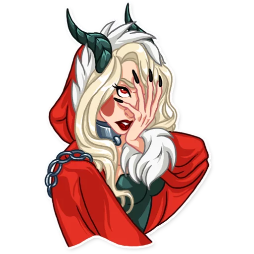 🤦‍♀️ Стикер «Lady Krampus» для Telegram