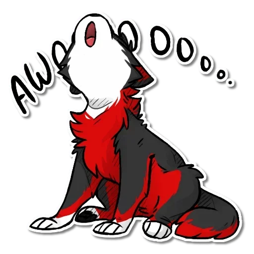 🤪 Стикер «Awooooo» для Telegram