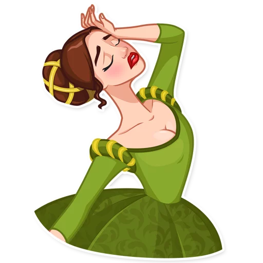 😩 Стикер «Lady Marie» для Telegram