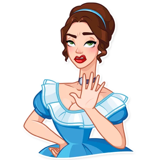 ✋ Стикер «Lady Marie» для Telegram