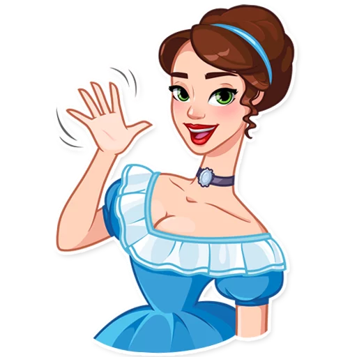 👋 Стикер «Lady Marie» для Telegram