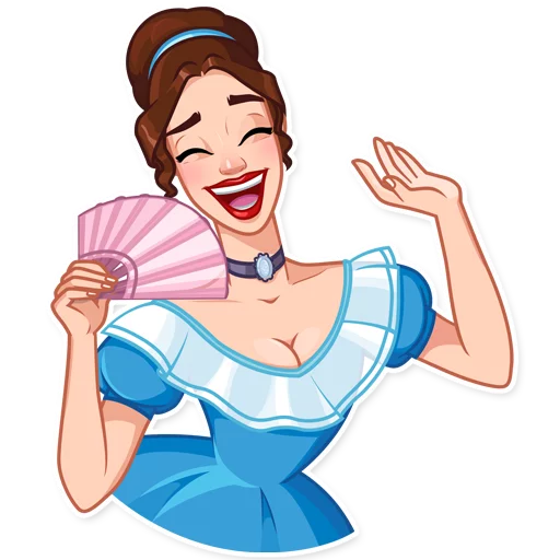 Стикерпак Lady Marie для Telegram