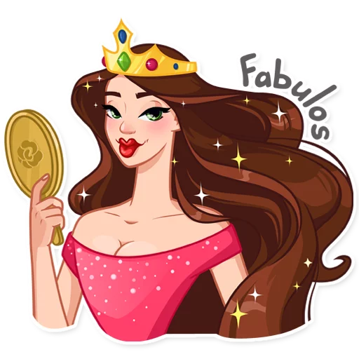 👸 Стикер «Lady Marie» для Telegram