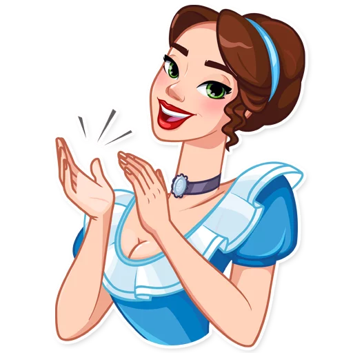 👏 Стикер «Lady Marie» для Telegram