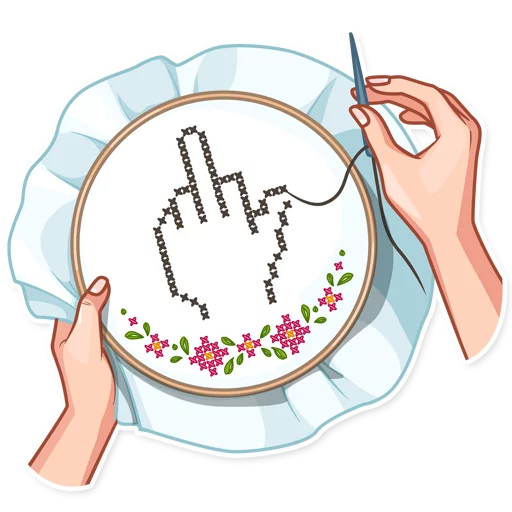 🖕 Стикер «Lady Marie» для Telegram