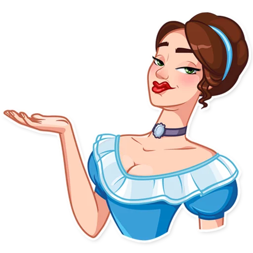 💁 Стикер «Lady Marie» для Telegram