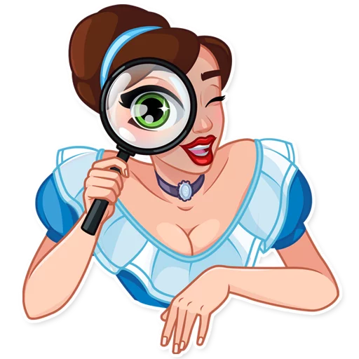 🔍 Стикер «Lady Marie» для Telegram