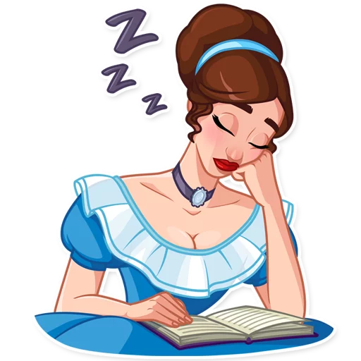 😴 Стикер «Lady Marie» для Telegram