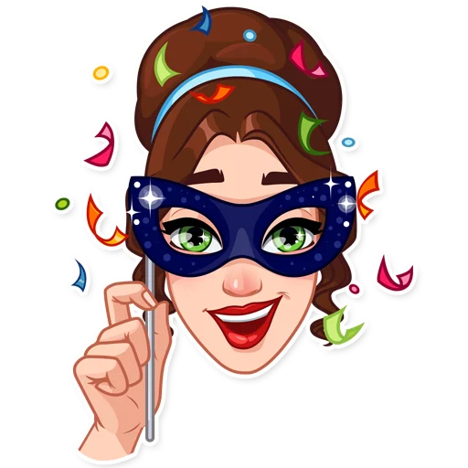 🎊 Стикер «Lady Marie» для Telegram