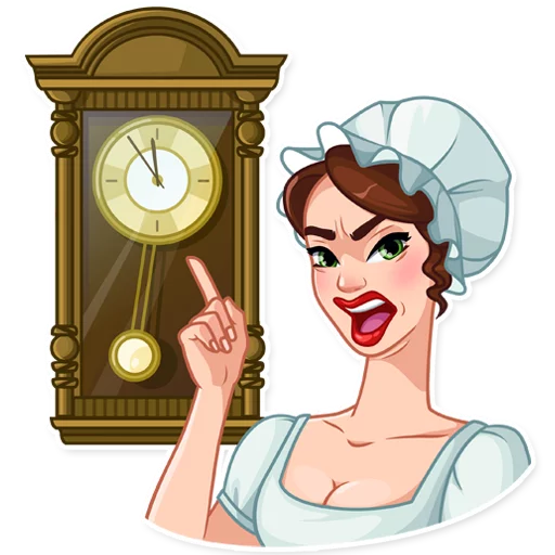 😡 Стикер «Lady Marie» для Telegram