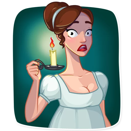😨 Стикер «Lady Marie» для Telegram