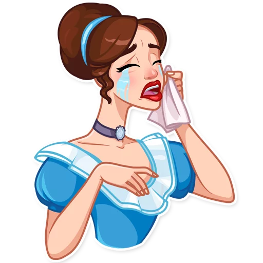 😭 Стикер «Lady Marie» для Telegram