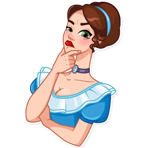 🤔 Стикер «Lady Marie» для Telegram