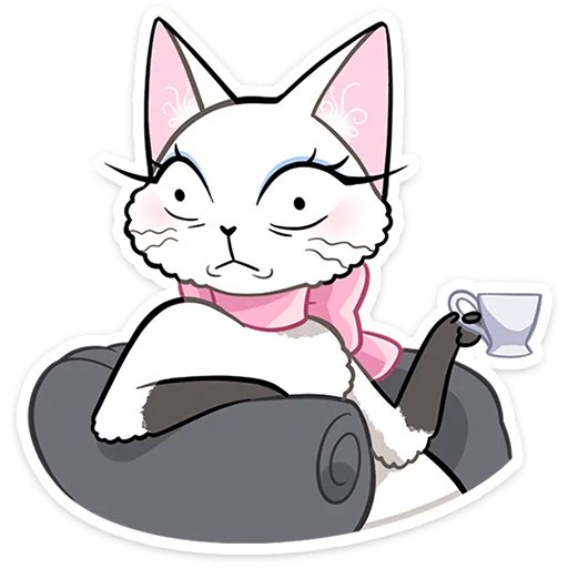 🐱 Стикер «Леди Безе» для Telegram