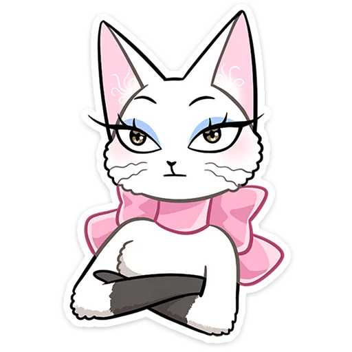 🐱 Стикер «Леди Безе» для Telegram