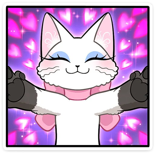 🐱 Стикер «Леди Безе» для Telegram