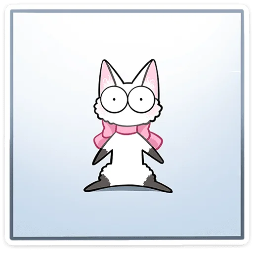 🐱 Стикер «Леди Безе» для Telegram