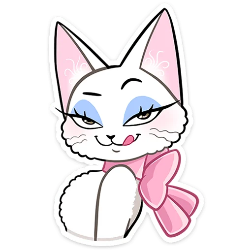 🐱 Стикер «Леди Безе» для Telegram