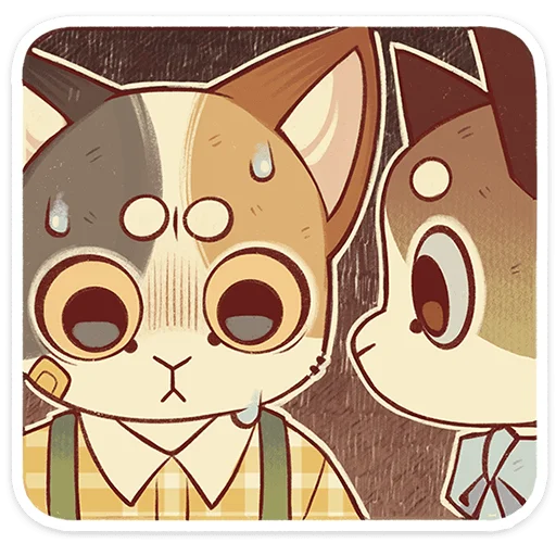 🐱 Стикер «Лапка и Пломбир» для Telegram
