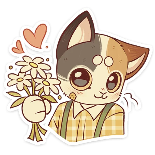 🐱 Стикер «Лапка и Пломбир» для Telegram