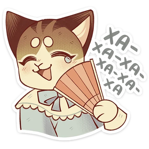 🐱 Стикер «Лапка и Пломбир» для Telegram