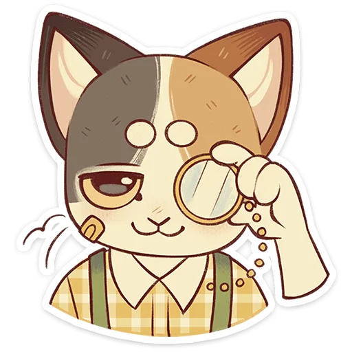 🐱 Стикер «Лапка и Пломбир» для Telegram