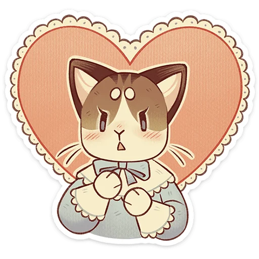 🐱 Стикер «Лапка и Пломбир» для Telegram