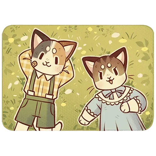 😌 Стикер «Лапка и Пломбир Без Текста» для Telegram