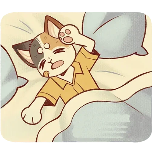 😴 Стикер «Лапка и Пломбир Без Текста» для Telegram