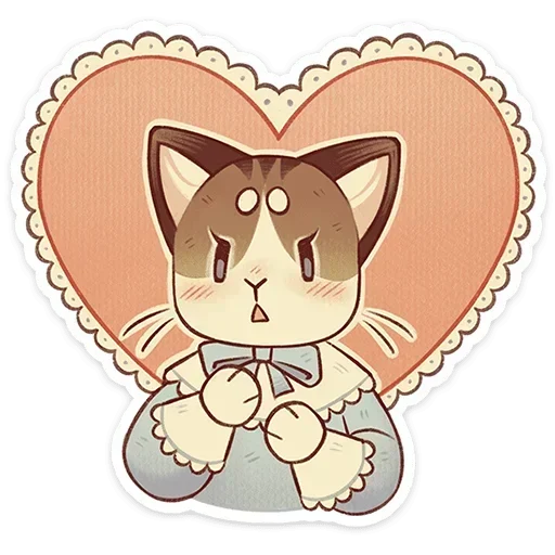 Стикерпак Лапка и Пломбир для Telegram