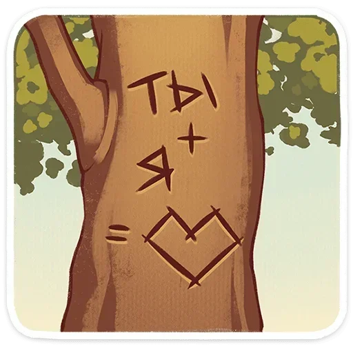 ❤️ Стикер «Лапка и Пломбир» для Telegram