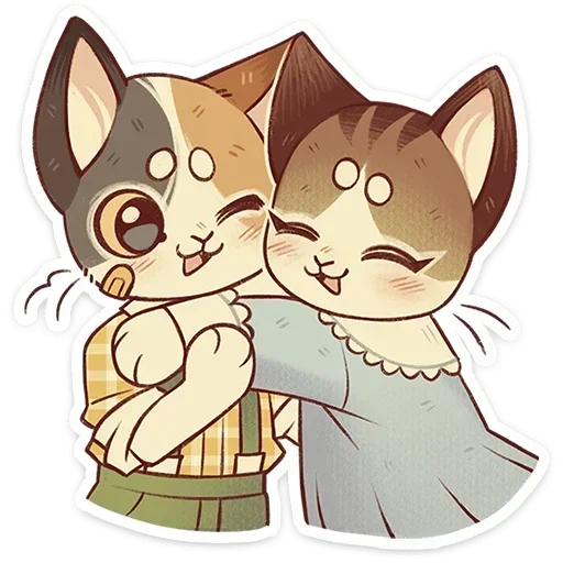 🤗 Стикер «Лапка и Пломбир» для Telegram