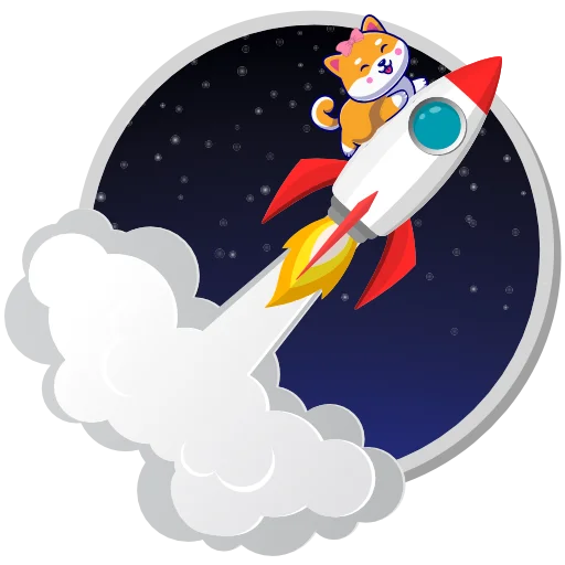 🚀 Стикер «Lady Shiba» для Telegram