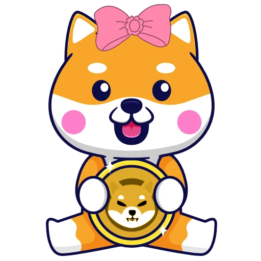 🤑 Стикер «Lady Shiba» для Telegram