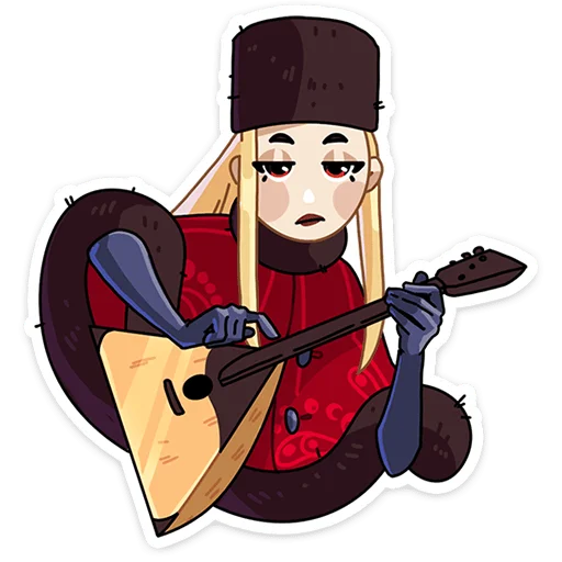 🎸 Стикер «Есть лишь два сценария, в которых Боярин Кашкин бывает сосредоточен когда нужно ускользнуть» для Telegram