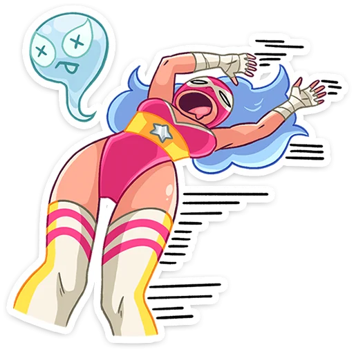 😮‍💨 Стикер «Леди Сила» для Telegram