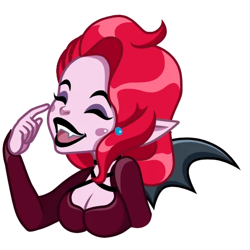Стикерпак Lady Vampire для Telegram