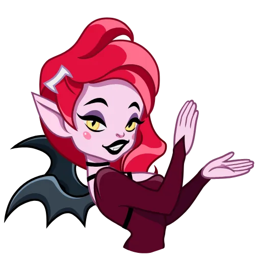 👏 Стикер «Lady Vampire» для Telegram
