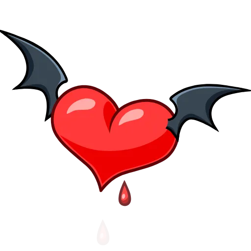 ❤️ Стикер «Lady Vampire» для Telegram