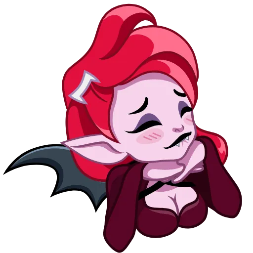 ☺️ Стикер «Lady Vampire» для Telegram