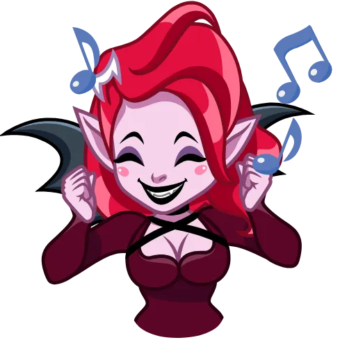💃 Стикер «Lady Vampire» для Telegram