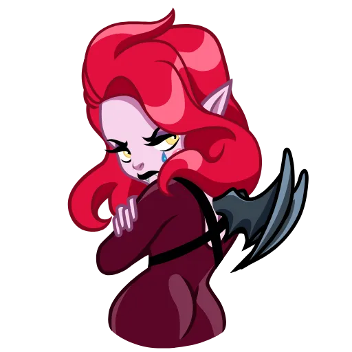 😢 Стикер «Lady Vampire» для Telegram
