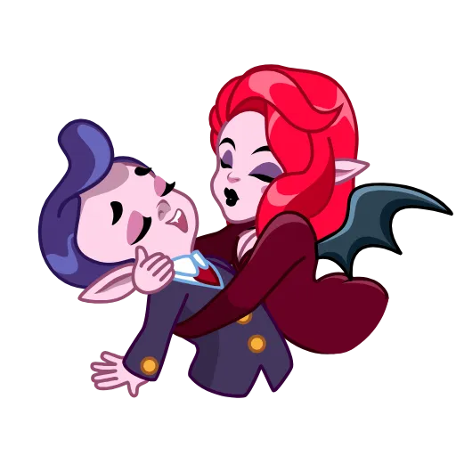 😘 Стикер «Lady Vampire» для Telegram