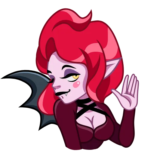 👋 Стикер «Lady Vampire» для Telegram